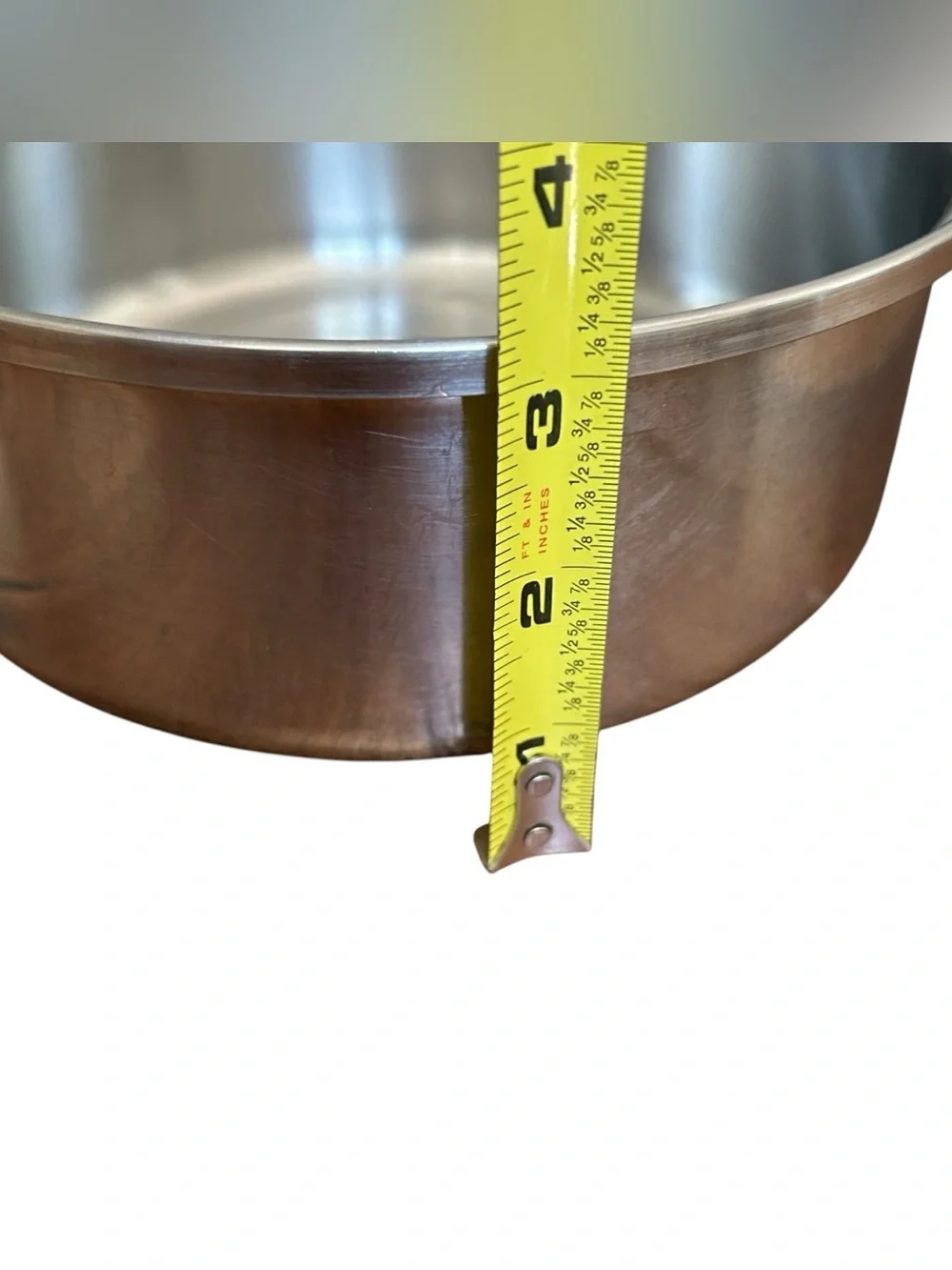 Vintage De Luxe Permanent Stainless Steel 2 Qt Saucepan‎ Pot W Lid Black Handle